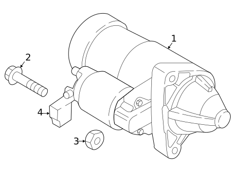 Starter & Related Components for 2024 Mazda CX-50 #0