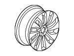 42700T3WA91 - : Wheel, Alloy for Honda: Accord Image