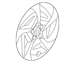 44736T3VA01 - : Wheel Cover for Honda Image