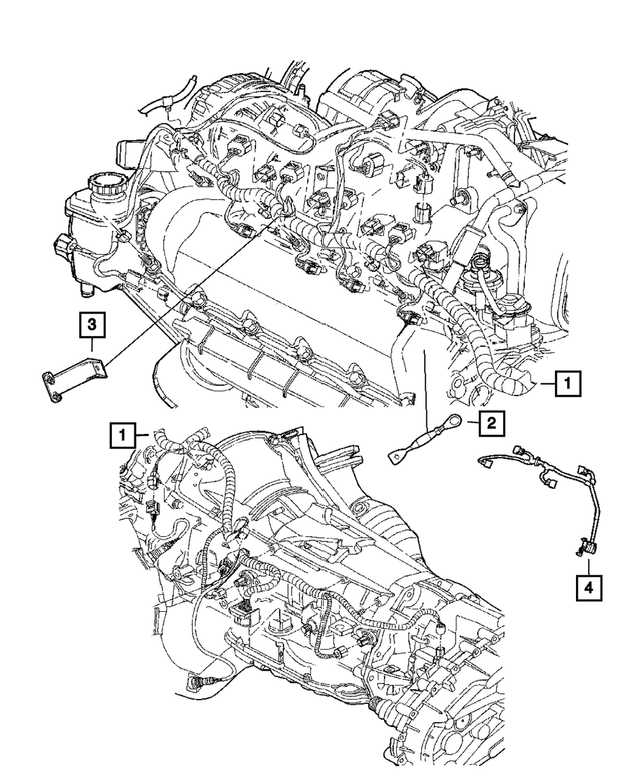 « 4801272AF –  : Moteur Cablage pour Mopar Image »