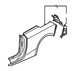 39086969 - Body: Quarter Panel for Buick: Cascada Image