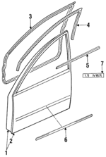 MR179650 - Body: Door Shell for Dodge: Colt Image