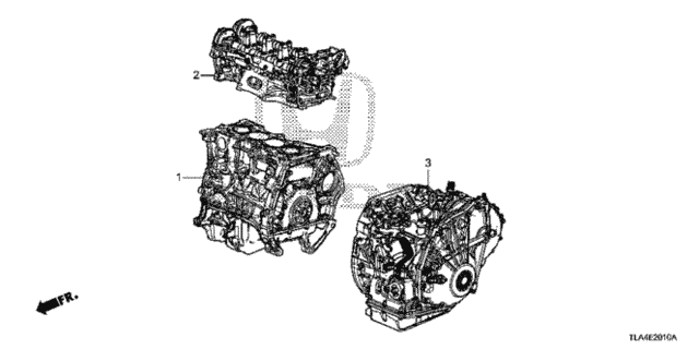 Engine Assy. - Transmission Assy. (1.5L) for 2020 Honda CR-V #0