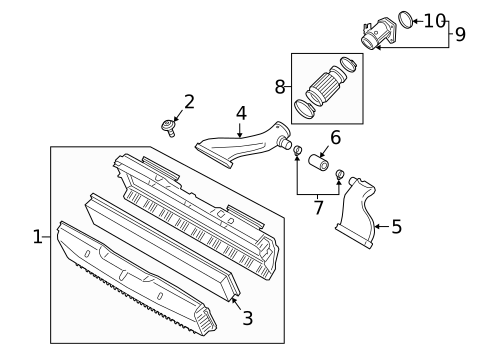 Intake for 2018 Porsche Panamera #1