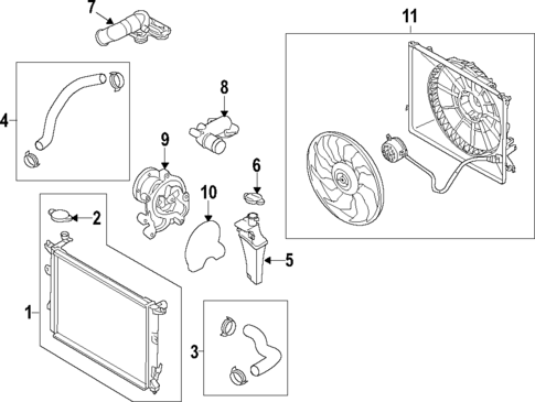 Water Pump for 2019 Genesis G70 #1