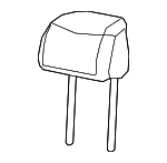 4N0881901BB25D - Body: Headrest for Audi: A8 Quattro, S8 Image