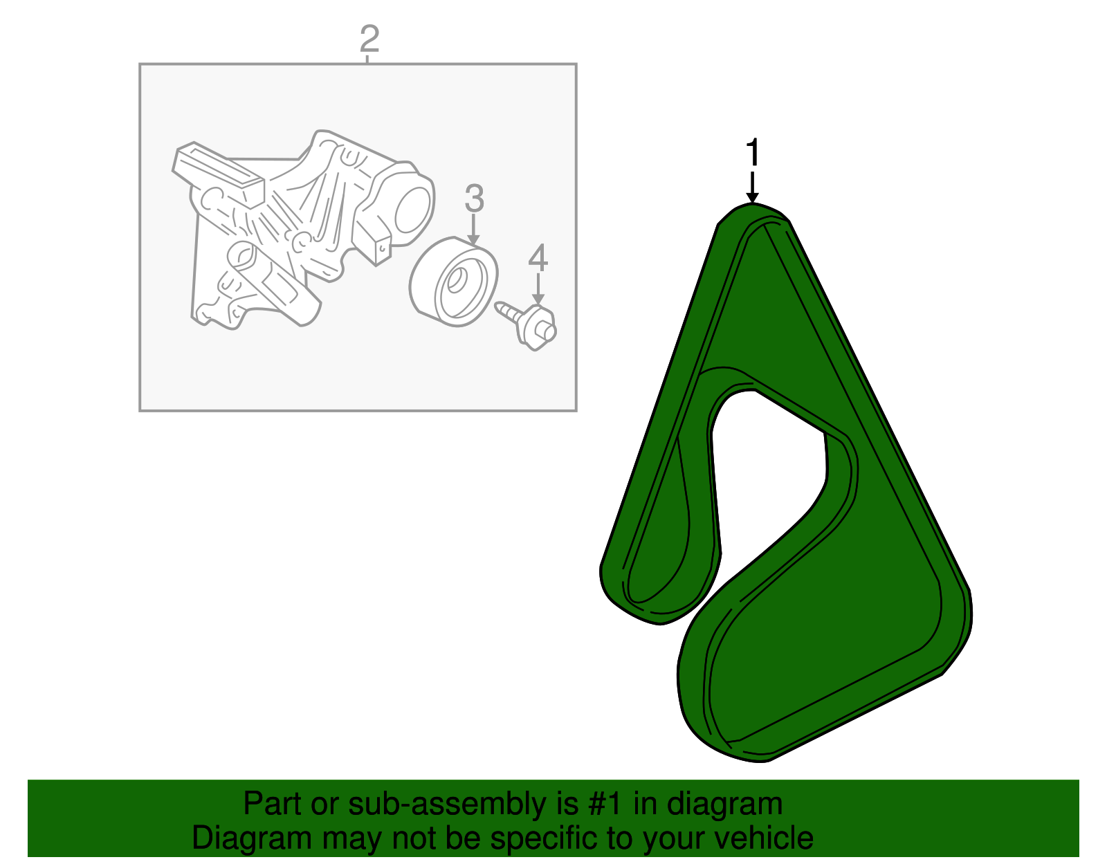 2004-2009 GM Serpentine Belt 12576750