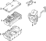 MB3Z14A068G - : 2024 Ford Ranger - Fuse Box for Ford: Ranger Image