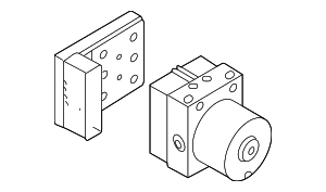1K0614517DDBEF - Electrical: 2010-2013 Volkswagen - ABS Pump Assembly for Volkswagen: Eos, Golf, GTI, Jetta, Passat Image
