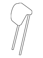 25197012507E79 - Body: Headrest for Mercedes-Benz Image