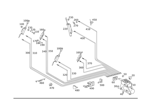 Folding Top Hydraulic System for 2000 Mercedes-Benz CLK430 #0