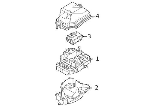 Fuse & Relay for 2021 Hyundai Elantra #1