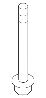 910105012016 - Steering: Mount Plate Bolt for Mercedes-Benz Image