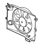 XR82853 - Cooling System: Fan Assembly for Jaguar Image