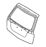 737001D050 - Body: Lift Gate for Kia Image