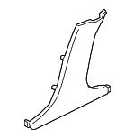 T2H2947PVJ - Body: Lower Center Pillar Trim for Jaguar Image