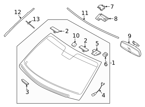 Reveal Moldings for 2015 Hyundai Equus #1
