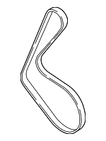 6E903137AB - Cooling System: Serpentine Belt for Audi: A6 Quattro, A7 Quattro, A8 Quattro, Q5, Q7, S4, S5, SQ5 Image