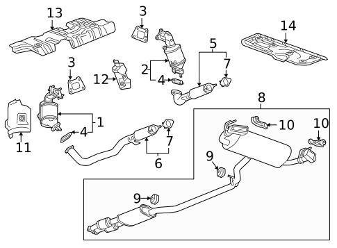 Exhaust Manifold for 2018 Cadillac XT5 #0