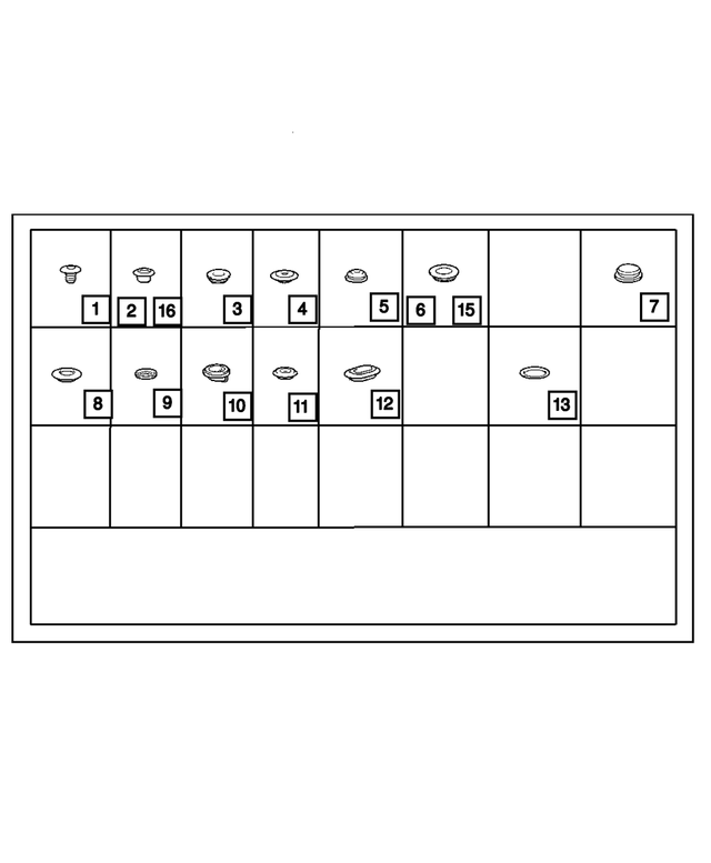 5097196AA - Body Sheet Metal Except Doors: Grommet for Mopar Image image