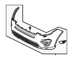 LR073264 - : Bumper Cover for Land-Rover Image