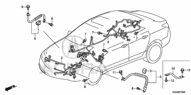 Wire Harness (1) for 2011 Acura TL #0