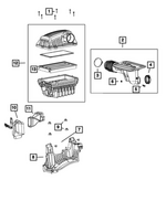 6506971AA - Fuel and Accelerator Pedal: Hex Flange Head Tapping Screw &amp; Washer for Mopar Image
