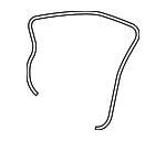 63571AL00C - Body: Weather-strip On Body for Subaru Image