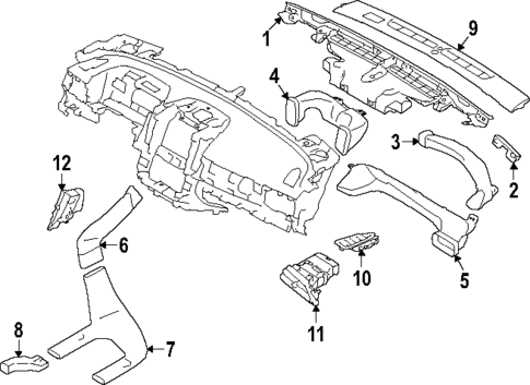 Ducts for 2024 Subaru Crosstrek #0