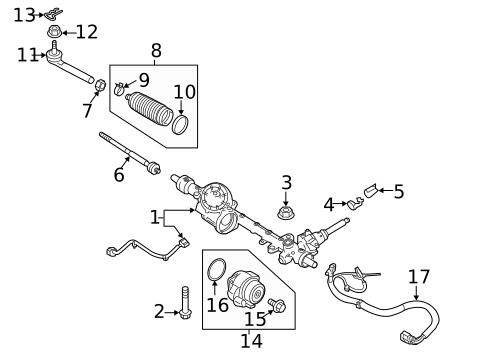 Steering Gear & Linkage for 2022 Mazda MX-5 Miata #0