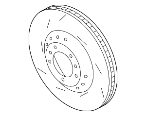 95835140401 - Brakes: Disc Brake Rotor for Porsche Image