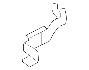 95835551302 - Brakes: Brake Hydraulic Line Bracket for Porsche Image