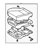 7100250Y72A0 - Body: Cushion Assembly for Lexus: LS460, LS600h Image