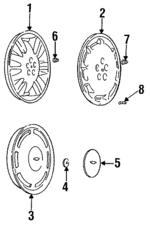10247027 - : Hub Cap for GM Image
