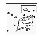 6252008030E0 - : Lower Trim Panel for Toyota: Sienna Image