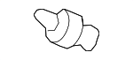 91560TL0G21 - Body: Door Molding Clip for Acura Image image