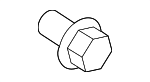 91560TL0G21 - Body: Door Molding Clip for Acura Image