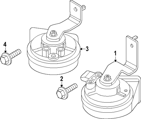 Horn for 2023 Hyundai Ioniq 6 #0