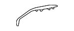 31218596 - Body: Cowl Grille Side Cover for Volvo Image