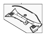 31299843 - Body: Cowl Grille for Volvo Image