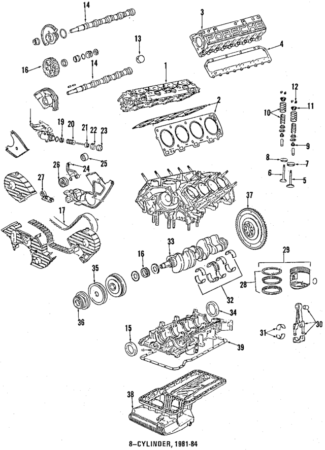 92810407200 - Engine: Cylinder Head for Porsche Image
