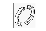 583051MA00 - : Park Brake Shoes for Kia: Forte, Forte Koup Image