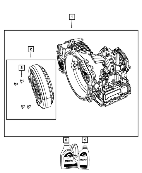 Automatic Transmission / Transaxle and Torque Converter for 2009 Chrysler PT Cruiser #0