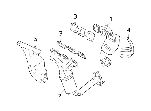 Exhaust Manifold for 2006 Ford Fusion #0