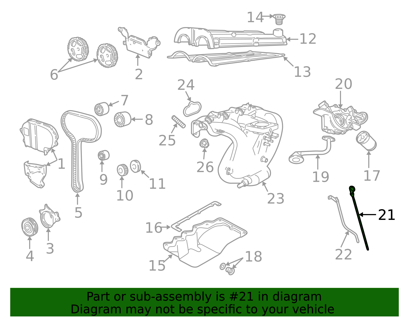 Partuto Oil Dipstick For Ford Focus 2000-2004 & Escape 2001-2004 - Replacement Engine Oil Level Gauge