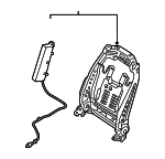 88410J5700WK - Body: Seat Back Frame for Kia: Stinger Image