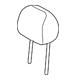 88700J5110CLH - Body: Headrest for Kia: Stinger Image