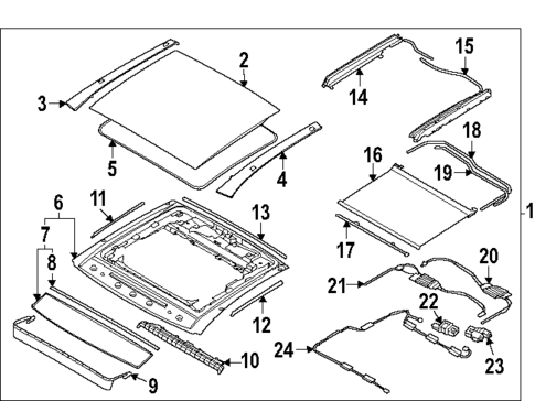 Sunroof for 2024 Hyundai Kona #0
