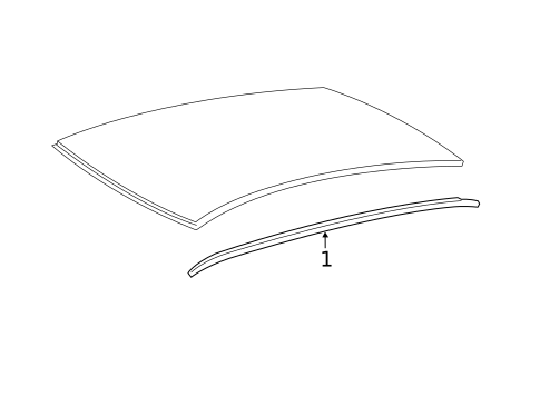 Exterior Trim - Roof for 2010 Toyota Camry #0