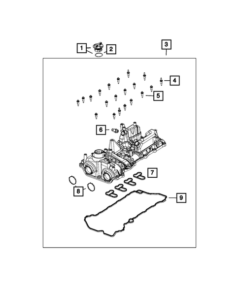 Cylinder Head for 2019 Jeep Wrangler #2